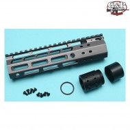 Rail LC Grey 8" Mtfc System G&p (gp-mlk014gy)