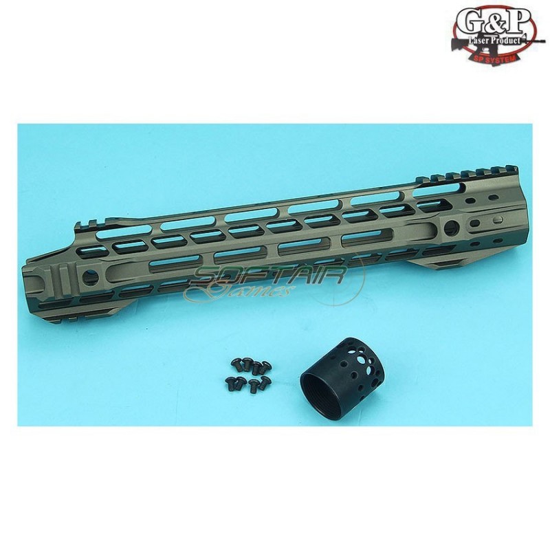 Rail LC Sand 12.50" Aeg Upper Cut G&p (gp-mlk002bs)