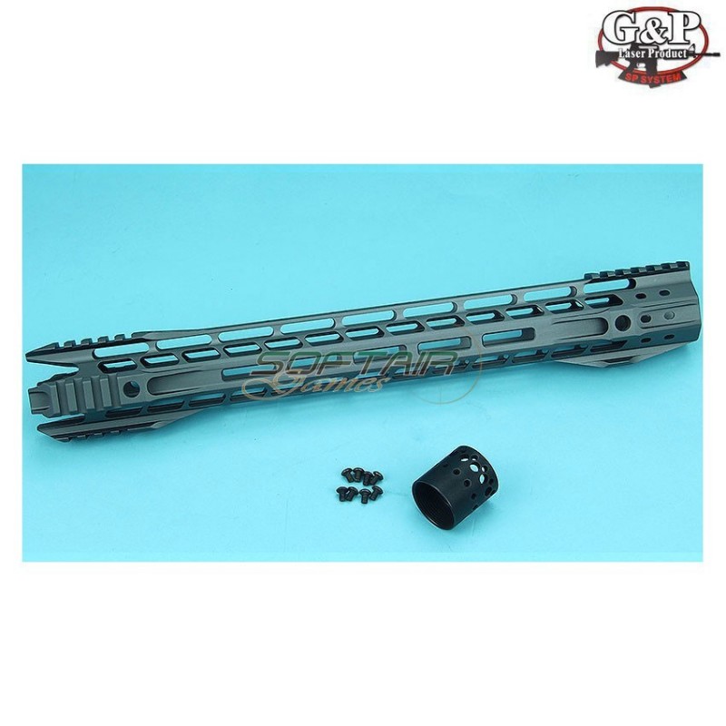 Rail LC Grey 16.20" Aeg Phantom G&p (gp-mlk001cg)