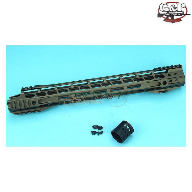 Rail LC Sand 16.20" Aeg Upper Cut G&p (gp-mlk001bs) Rail LC Sand 16.20" Aeg Upper Cut G&p (gp-mlk001bs)