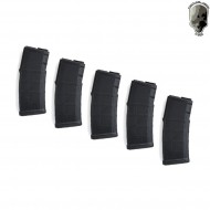 Set 5 Mid-caps Magazines M4 Black 70bb Tmc (tmc-70mg-bk) Set 5 Mid-caps Magazines M4 Black 70bb Tmc (tmc-70mg-bk)