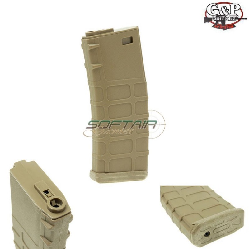 Mid-cap Magazine P-mag Style 130bb Dark Earth For M4 G&p (gp-mag014de)