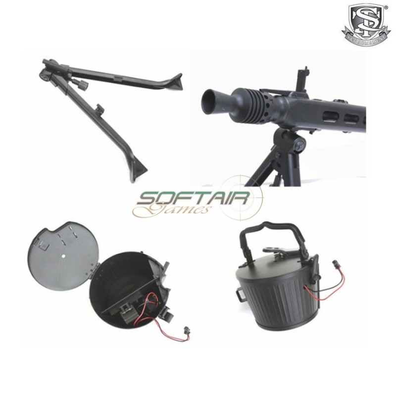 Electric Machine Gun Mg42 Gpmg Wwii S&t - Softair Games