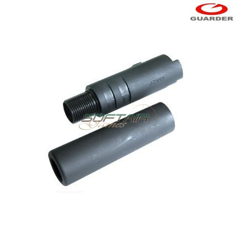 Outer Barrel Black Two Piece Steel For Hi-capa 4.3 Guarder (capa-09-bk)