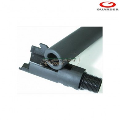 Canna Esterna Black Due Pezzi Acciaio Per Hi-capa 4.3 Guarder (capa-09-bk)