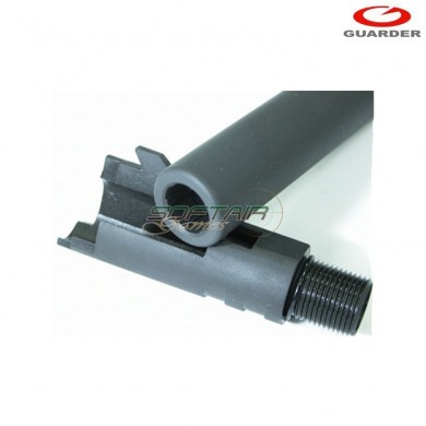 Canna Esterna Black Due Pezzi Acciaio Per Hi-capa 5.1 Guarder (capa-10-bk)