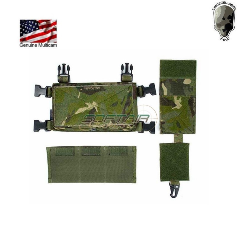 Tactical Mcr Set Frontale Per Vest Chest Rig Multicam® Tropic Genuine Usa Tmc (tmc-3119-mtp)