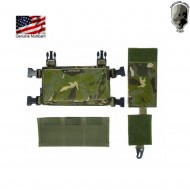 Tactical Mcr Set Frontale Per Vest Chest Rig Multicam® Tropic Genuine Usa Tmc (tmc-3119-mtp)