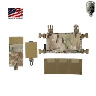 Tactical Mcr Set Frontale Per Vest Chest Rig Multicam® Genuine Usa Tmc (tmc-3119-mc)