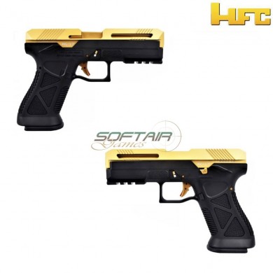 Gas Pistol Ag-17 Advanced G17 Custom Gold Slide Hfc (hfc-hg182g)