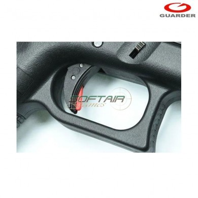 Grilletto ridged Black/red Per Glock Guarder (glk-84bk/red)