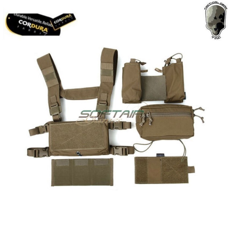 Modular Chest Ss Style Set Type A Coyote Brown Tmc (tmc-3115-cb)
