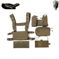 Modular Chest Ss Style Set Type A Coyote Brown Tmc (tmc-3115-cb)