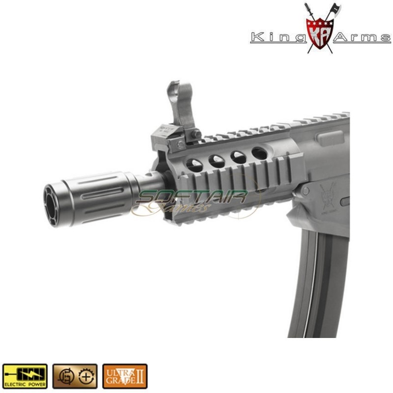 Electric Rifle Pdw 9mm Sbr Shorty Grey King Arms (ka-ag-229-gy)