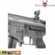 Electric Rifle Pdw 9mm Sbr Shorty Black & Red King Arms (ka-ag-229-br)
