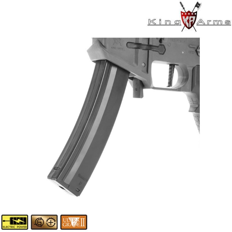 Electric Rifle Pdw 9mm Sbr Shorty King Arms - Softair Games - ASG Softair  San Marino