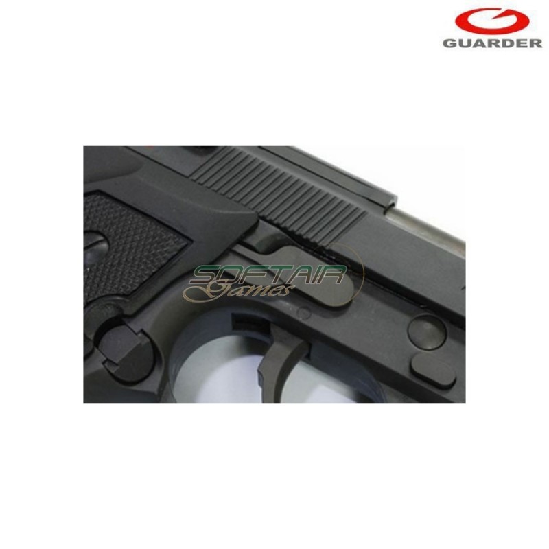 Leva Grilletto Acciaio Cnc Per M9/m92f Guarder (m92f-14bk) Leva Grilletto Acciaio Cnc Per M9/m92f Guarder (m92f-14bk)