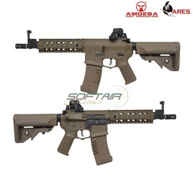 Electric Rifle Efcs Cg-002 W/speed Trigger Dark Earth Assault Rifle Ares Amoeba (ar-am8t)