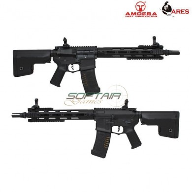 Electric Rifle Efcs Cg-003 W/speed Trigger Black Assault Rifle Ares Amoeba (ar-am9b)
