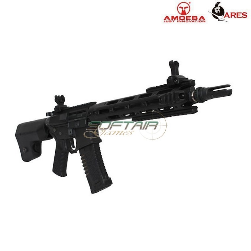 Electric Rifle Efcs Cg-003 W/speed Trigger Black Assault Rifle Ares Amoeba (ar-am9b)