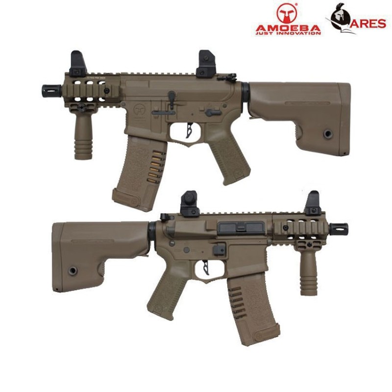 Electric Rifle Efcs Cg-001 W/speed Trigger Dark Earth Assault Rifle Ares Amoeba (ar-am7t)