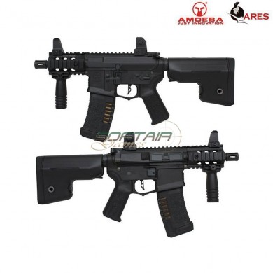 Electric Rifle Efcs Cg-001 W/speed Trigger Black Assault Rifle Ares Amoeba (ar-am7b)