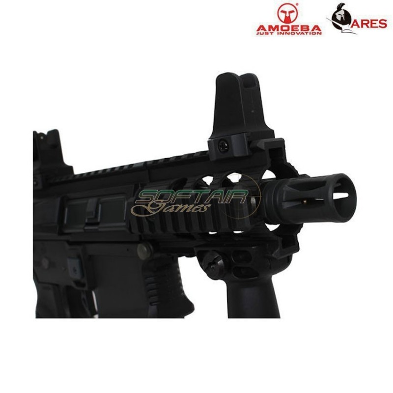 Electric Rifle Efcs Cg-001 W/speed Trigger Black Assault Rifle Ares Amoeba (ar-am7b)