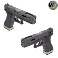 Pistola Gas G18 E Force Black Scarellante Black/silver We (we-we00260)