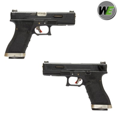 Pistola Gas G18 E Force Black Scarellante Black/silver We (we-we00260)