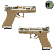Pistola Gas G17 E Force Tan Scarellante Silver/gold We (we-26033/wg01wet-4)
