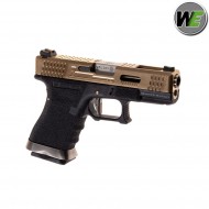 Gas Pistol G19 E Force Black Blowback Bronze/silver We (we-22288)