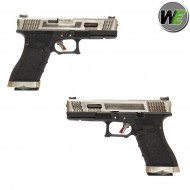 Pistola Gas G17 E Force Black Scarellante Silver/silver We (we-22276) Pistola Gas G17 E Force Black Scarellante Silver/silver We (we-22276)