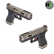 Gas Pistol G17 E Force Black Blowback Silver/silver We (we-22276)