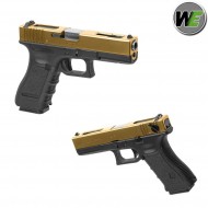 Pistola A Gas G18 Gen.3 Gold Slide We (we-22284)
