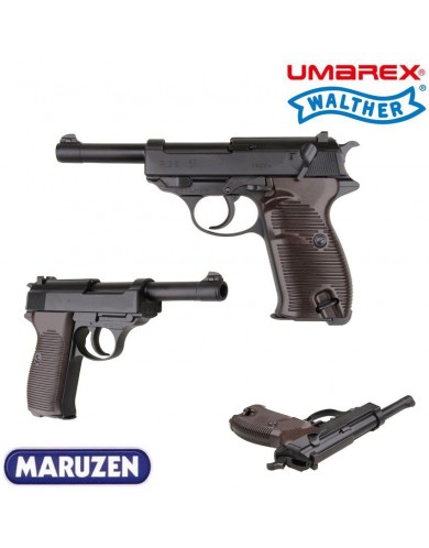 MARUZEN WALTHER P38 ガスガン マルゼン ワルサーP38 ブローバック ガスガン レビュー - YouTube