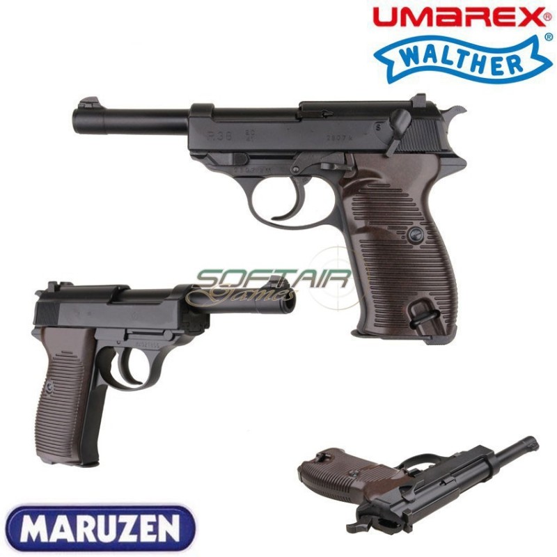 Gas Pistol P38 Walther Maruzen Umarex (um-2.5263) - Softair Games
