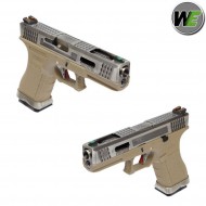 Pistola Gas G17 E Force Tan Scarellante Silver/silver We (we-we00456)