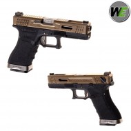 Gas Pistol G18 E Force Black Blowback Bronze/silver We (we-22287)