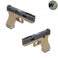 Pistola Gas G17 E Force Tan Scarellante Black/silver We (we-26029)