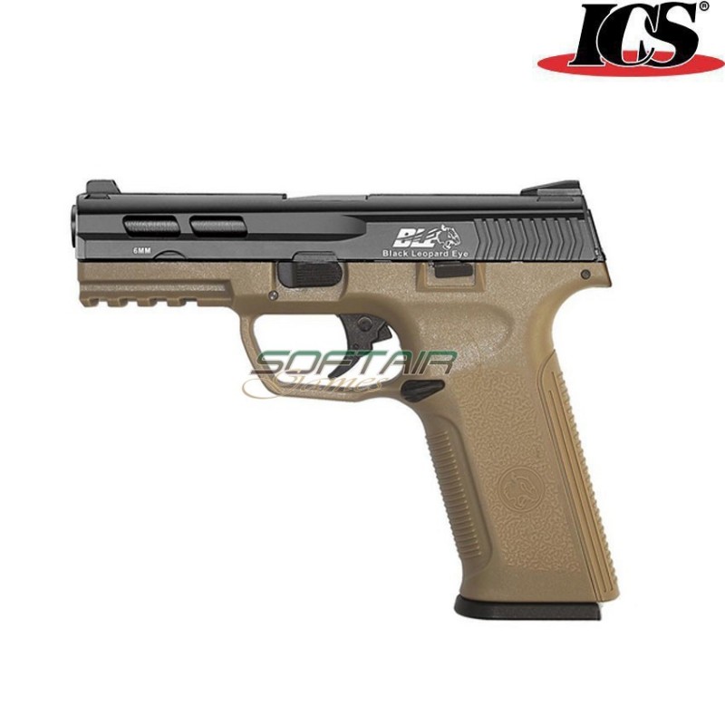Pistola A Gas Gbb Ble-xae Tan/black Ics (ics-23972)