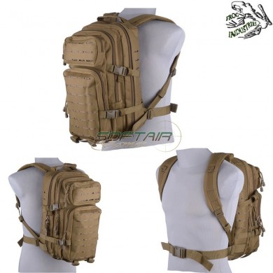 Backpack Laser Cut 30/40lt Coyote Assault Army Frog Industries® (fi-018812-tan)