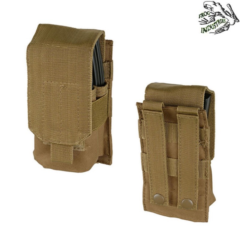 Tasca Singola Porta Caricatori M4/ak Coyote Frog Industries® (fi-007427-tan)