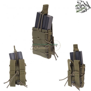 Single Pouch Taco New Type Laser Cut Rifle Magazine Olive Drab Frog Industries® (fi-021177-od)