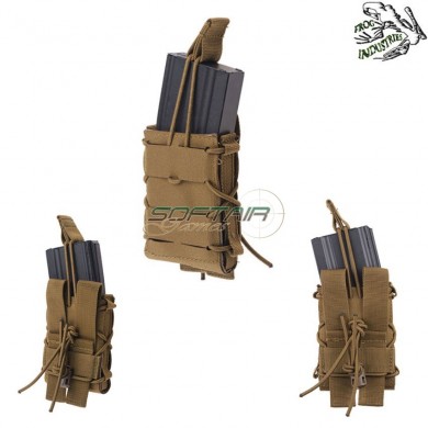 Single Pouch Taco New Type Laser Cut Rifle Magazine Coyote Frog Industries® (fi-021178-tan)