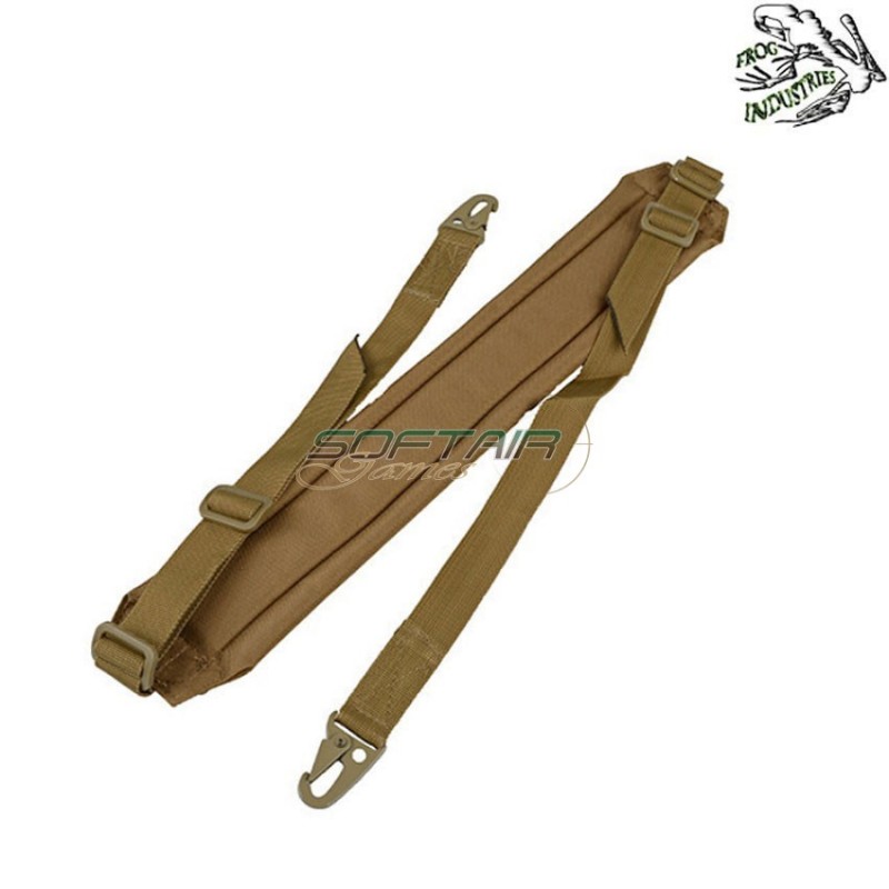Cinghia Due Punti Coyote Imbottita Frog Industries® (fi-007448-tan)