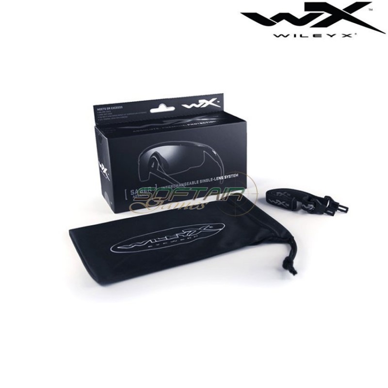 Eyewear Saber Advenced Lens Smoke & Frame Matt Black Wiley X (wix-wx-302)