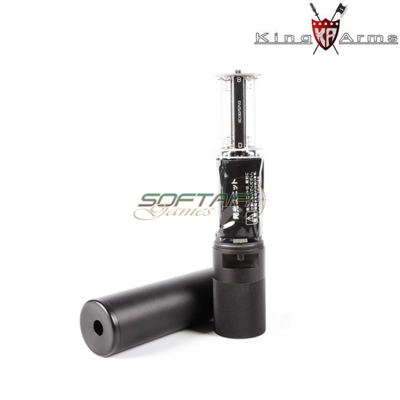 Silenziatore Tracciante Qd Mock Black Navy Seals King Arms (ka-sil-83-01-bk)