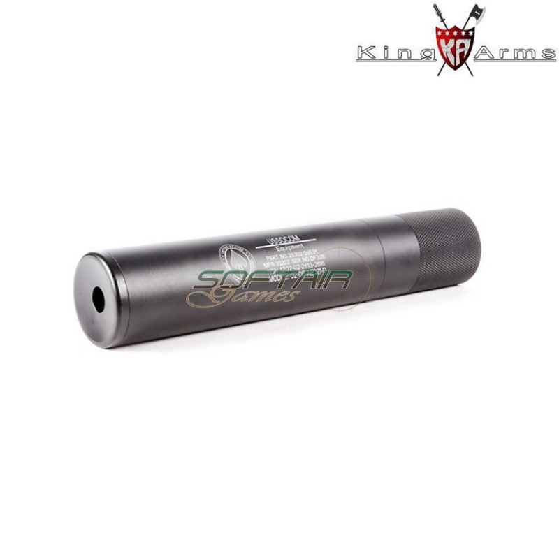 Silenziatore Tracciante Qd Mock Black Us Socom King Arms (ka-sil-83-02-bk)