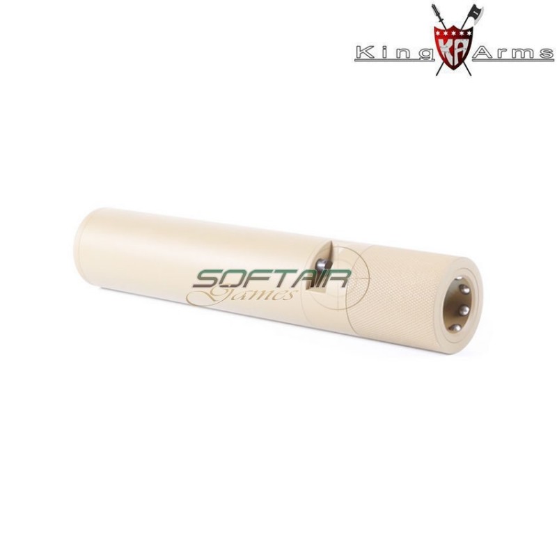 Silenziatore Tracciante Qd Mock Dark Earth Navy Seals King Arms (ka-sil-83-01-de)