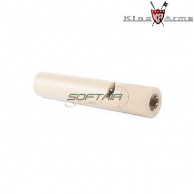 Tracer Silencer Qd Mock Dark Earth Us Socom King Arms (ka-sil-83-02-de)